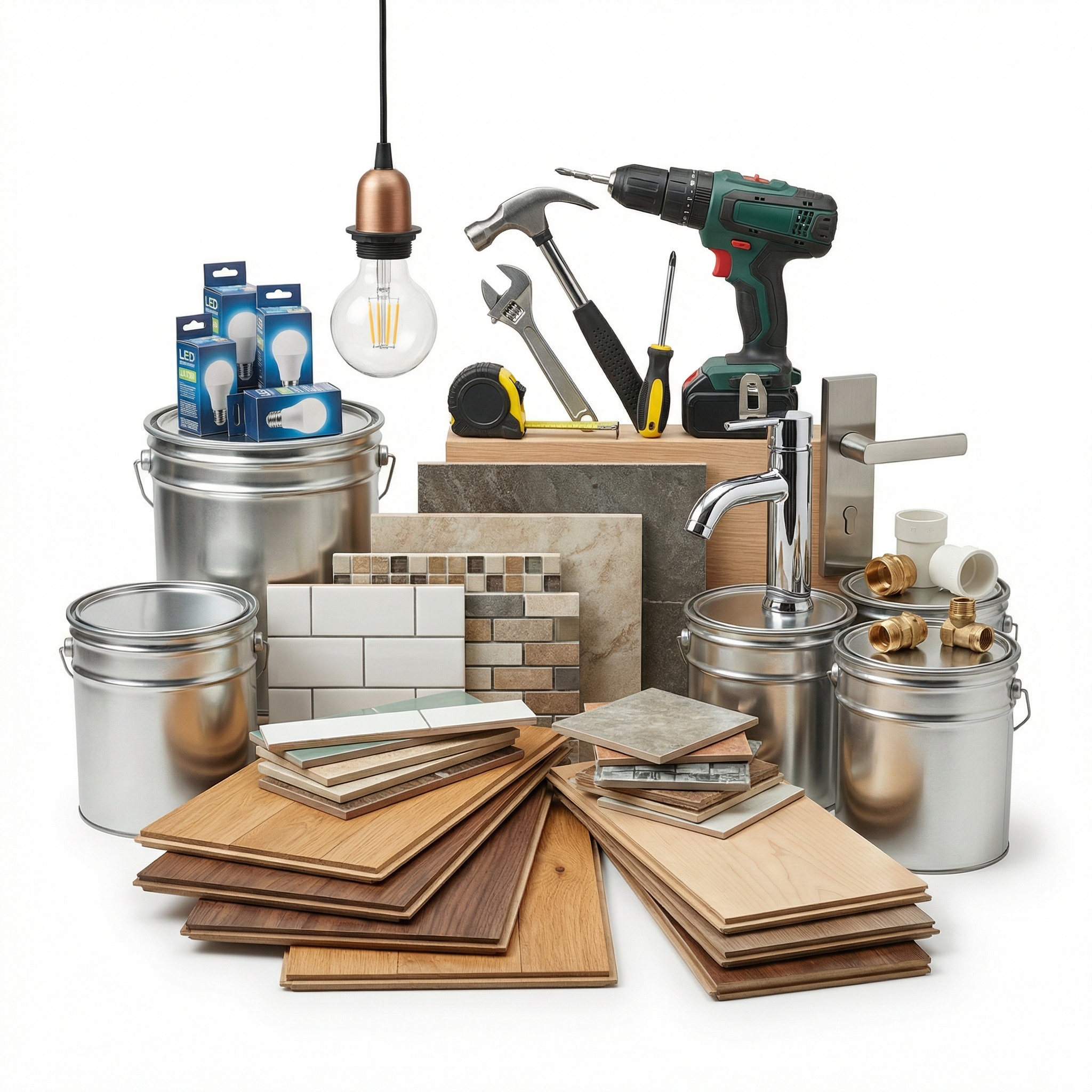 One-stop wholesale of building materials, decoration materia