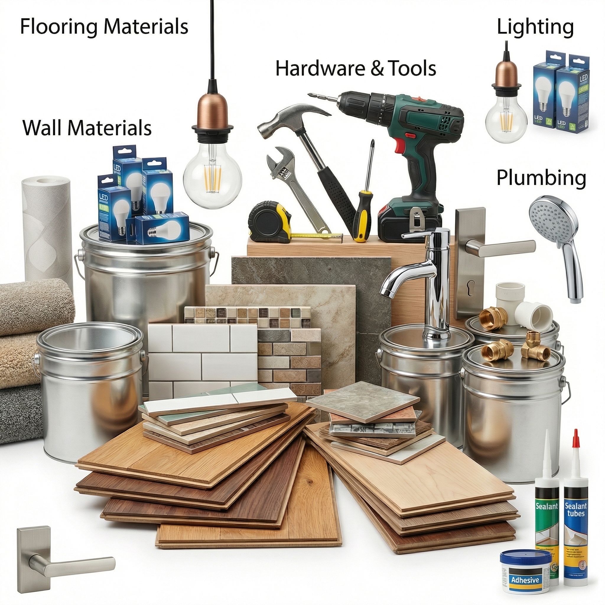 One-stop wholesale of building materials, decoration materials, quality comes first