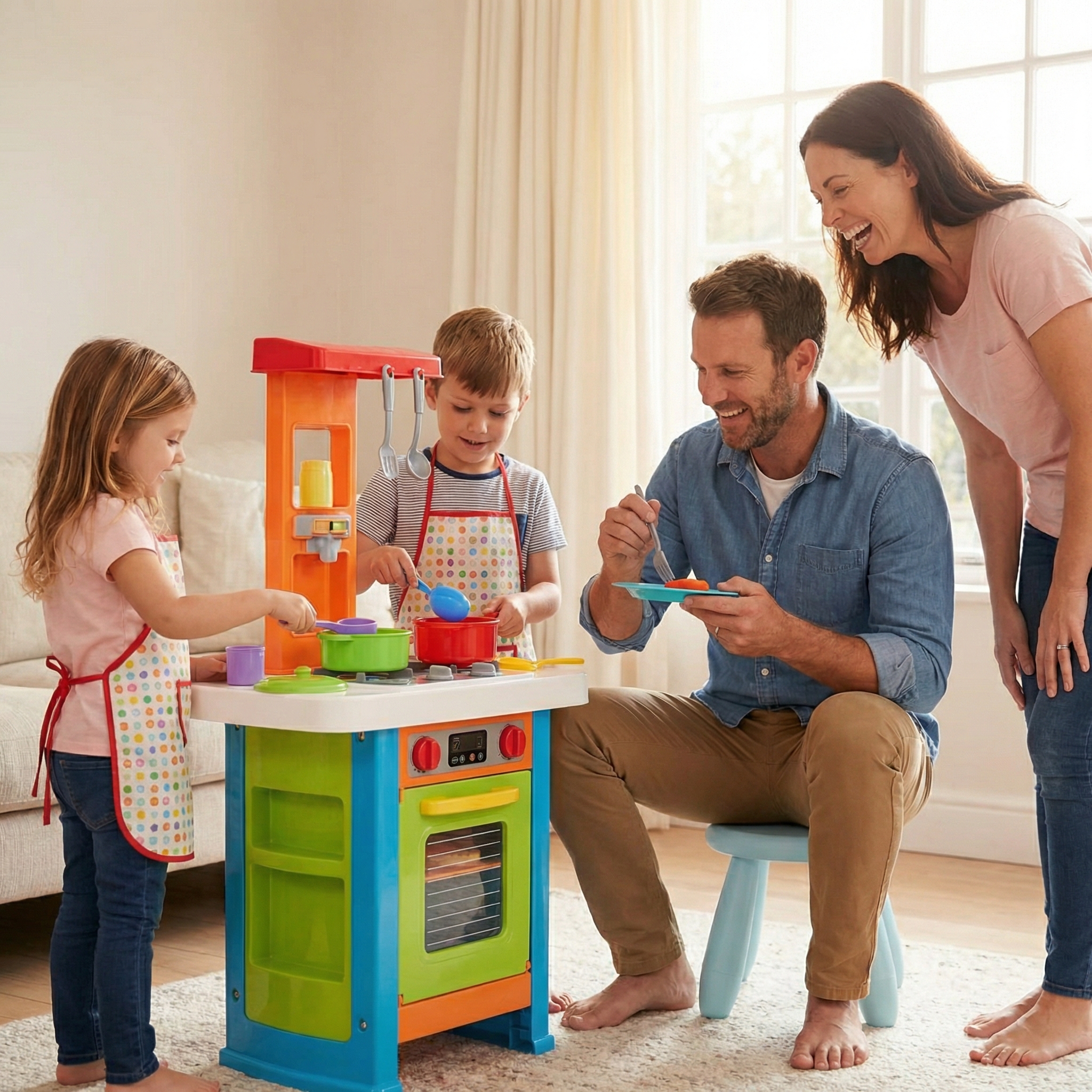 Jigsaw puzzles, building blocks, STEM toys, pretend play toys